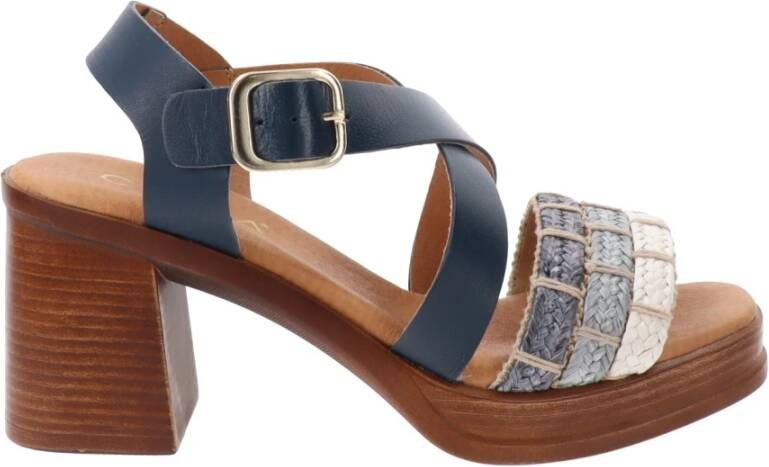 Cinzia Soft Sandals Blauw Dames