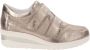 Cinzia Soft Leren Dames Sneakers Brown Dames - Thumbnail 9