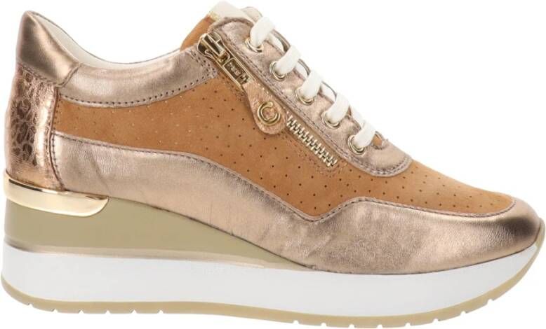 Cinzia Soft Sneakers Brown Dames