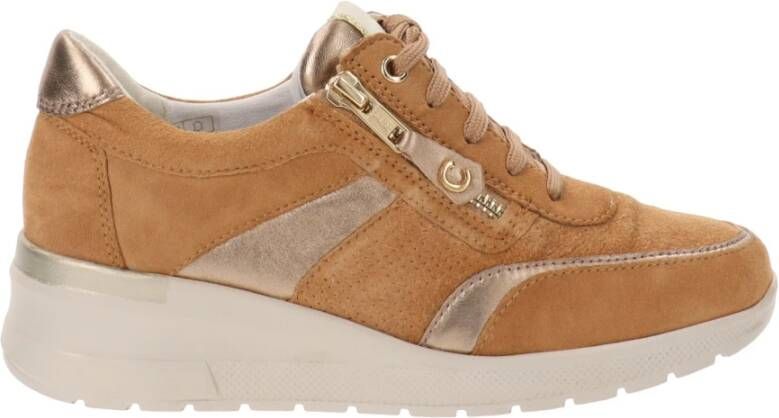 Cinzia Soft Sneakers Brown Dames