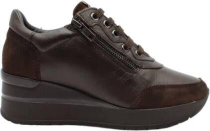 Cinzia Soft Sneakers Bruin Dames