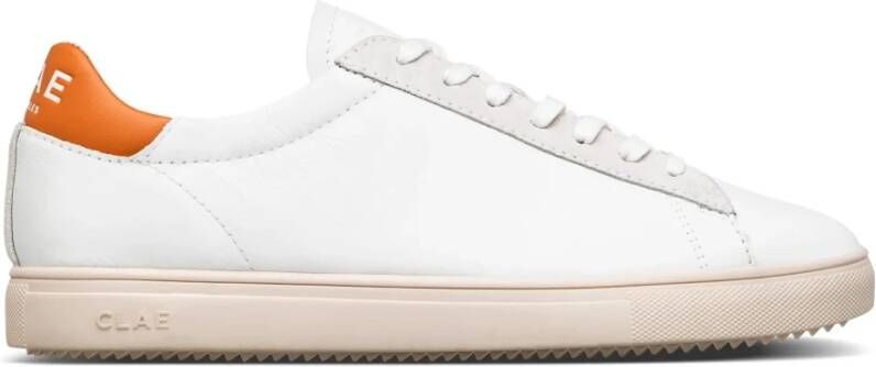 Clae Bradley California Schoenen Wit Maat: 37.5 Leer Foot Locker