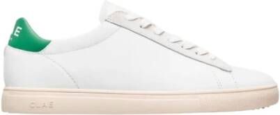 Clae Bradley California Sneakers Heren Wit Leer