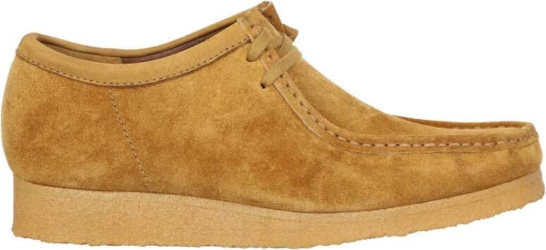 Clarks Amandel Teen Suède Wallabee Laarzen Brown Heren