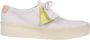 Clarks Off White Suede Heren Lifestyle Schoen White Heren - Thumbnail 1