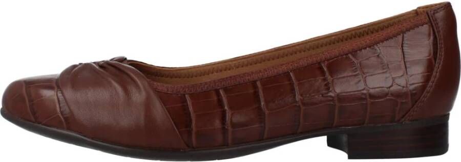 Clarks Ballerinas Brown Dames