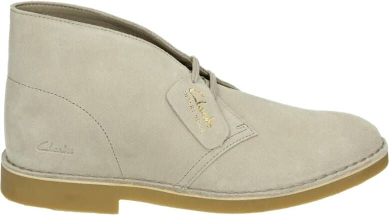 Clarks DESERT~BT~EVO~~~~~~~~~~~~~~~~~ Vrije tijd half-hoogHeren veterschoenHeren sneakers Wit beige - Foto 3