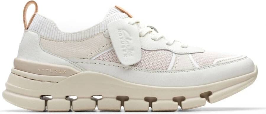 Clarks Beige Vrijetijdssneakers voor Vrouwen Multicolor Dames