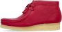 Clarks Berry Leather Wallabee Boot Streetwear Collectie Red Dames - Thumbnail 1