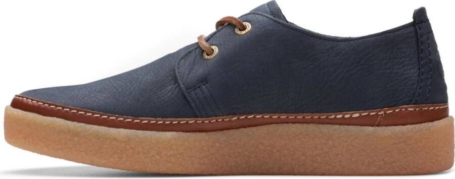 Clarks Blauwe Lage Vrijetijdssneakers Blue Heren