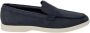 Clarks Klassieke Leren Schoenen met 2 cm Hak Blue - Thumbnail 2