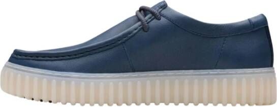 Clarks Blauwe Torhill Lo Sneakers