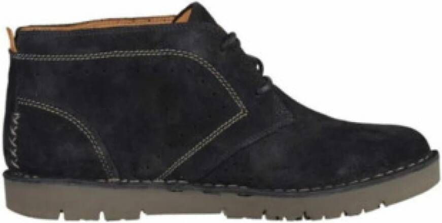 Clarks Blauwe Veterschoenen voor Dames