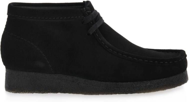 Clarks Stijlvolle Wallabeeboot W Blk Zwart Dames