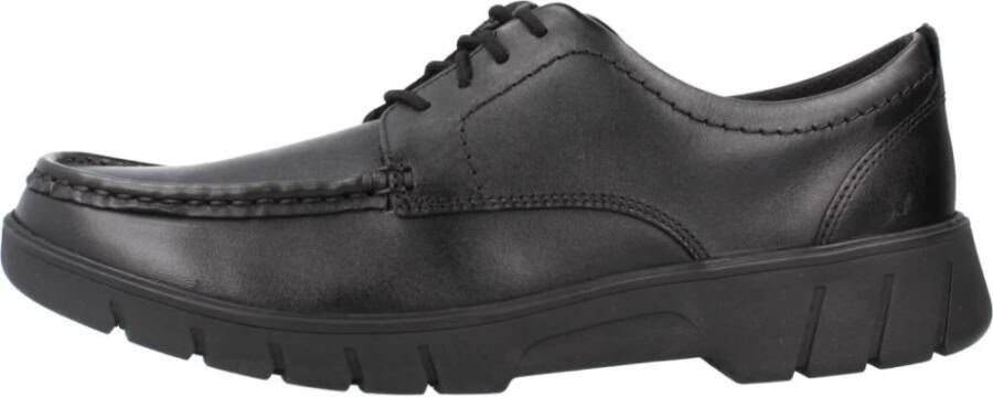 Clarks Branch Veterschoenen Black Dames