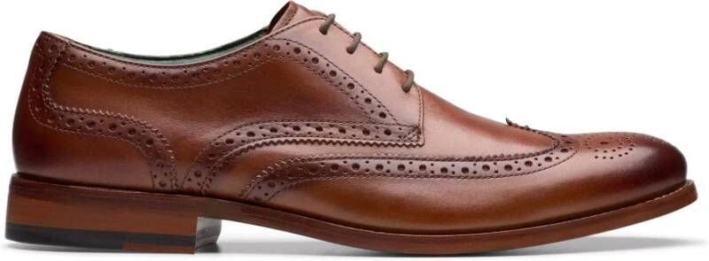 Clarks Bruine Brogue Veterschoen Brown Heren