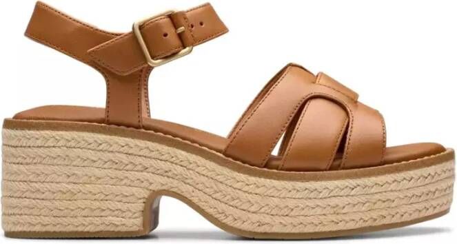 Clarks Coledale Strap dames sandaal bruin