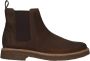 Clarks Bruine leren Chelsea boot voor heren Brown Heren - Thumbnail 2