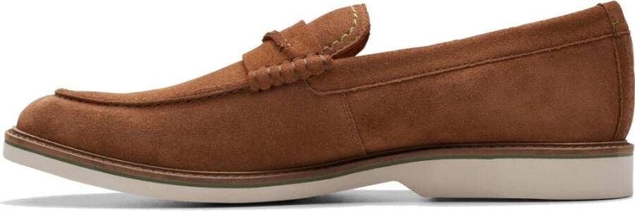 Clarks Bruine Loafers voor Mannen Brown Heren