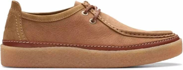 Clarks Bruine Moc Veterschoenen voor Heren Brown Heren