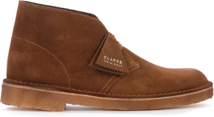 Clarks Bruine Suède Desert Boots Brown Heren