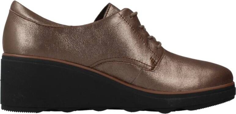 Clarks Business Shoes Brown Dames