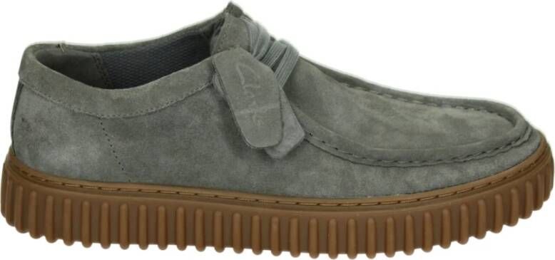 Clarks TORHILL~LOW~~~~~~~~~~~~~~~~~~~ Vrije tijdsschoenenHeren veterschoenHeren sneakersCasual Grijs