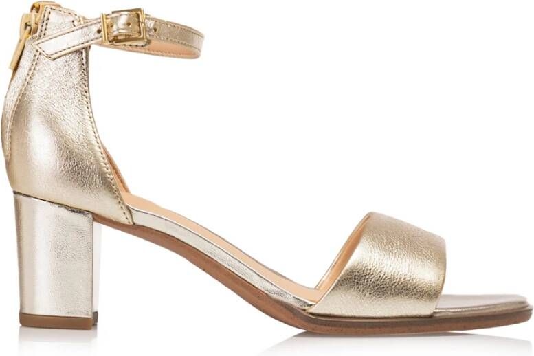 Clarks Champagne Leren Sandalen Kaylin60 2Part Yellow Dames