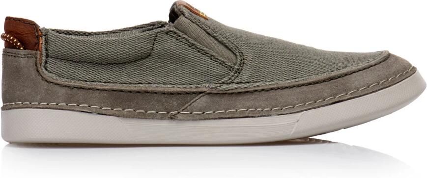 Clarks Gereld Step Heren Instappers Olive Combi - Foto 2