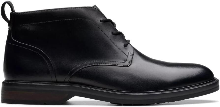 Clarks Zwarte Heren Chukka Enkellaars Black