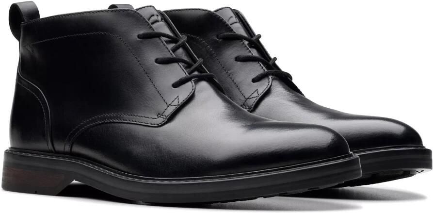 Clarks Zwarte Heren Chukka Enkellaars Black - Foto 4