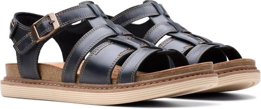 Clarks 'Arwell Sun' Zwarte Dames Sandaal - Foto 4