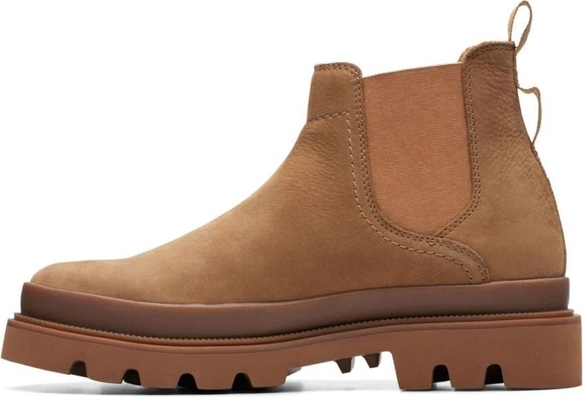 Clarks Heren Badell Top G 1 Dark Sand Nubuck - Foto 2
