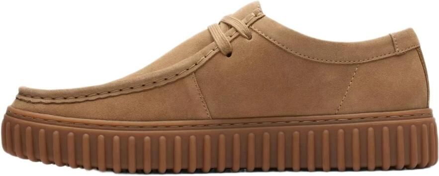 Clarks Torhill Lo heren veterschoen beige