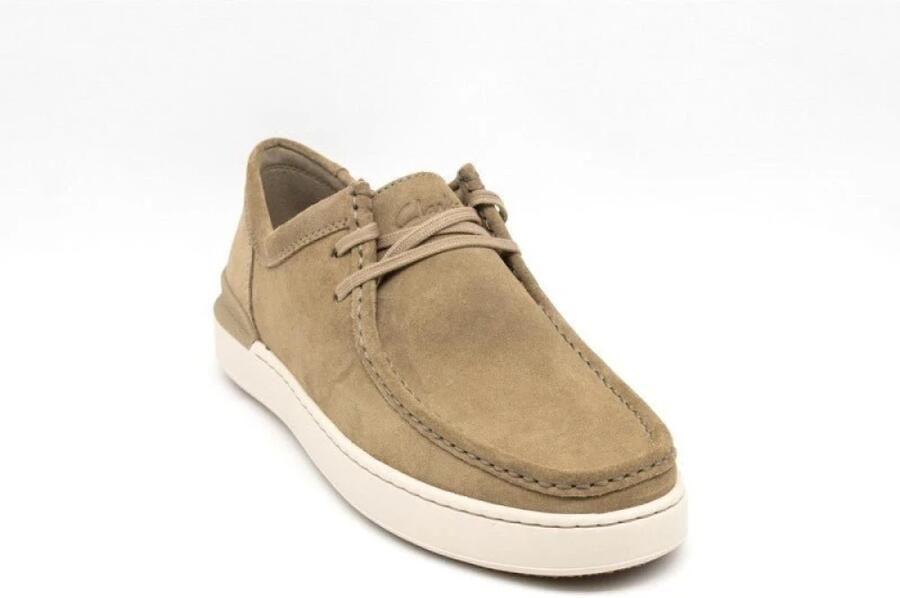 Clarks Veterschoenen Courtlite Seam Uitneembaar voetbed vrijetijdsschoen halfschoen veterschoen - Foto 2