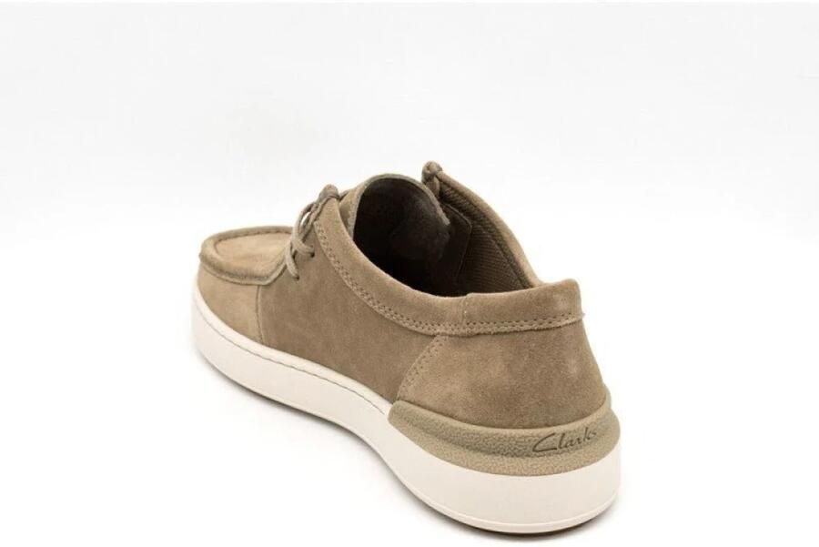 Clarks Veterschoenen Courtlite Seam Uitneembaar voetbed vrijetijdsschoen halfschoen veterschoen - Foto 3