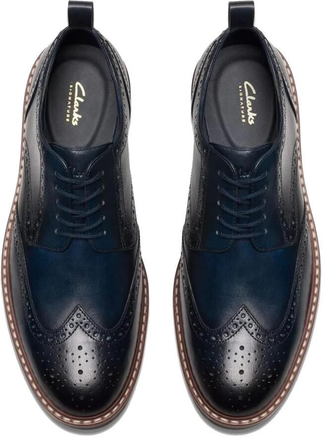 Clarks Aldwin Limit heren veterschoen blauw