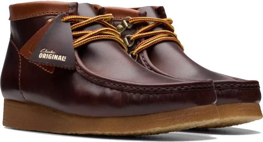 Clarks Bordeaux Leren Wallabee Hiker Boot
