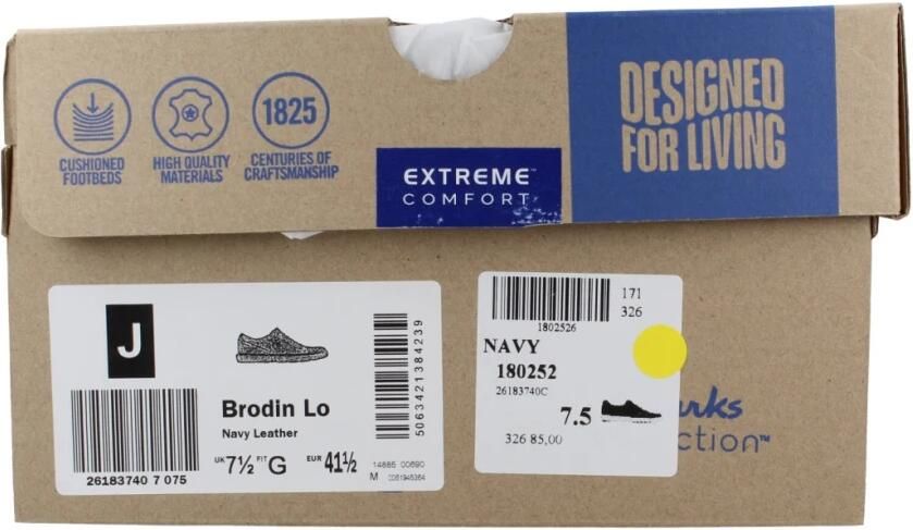 Clarks BRODIN LO Blauw - Foto 7
