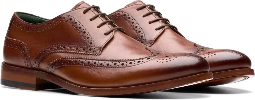Clarks Bruine Brogue Veterschoen - Foto 3