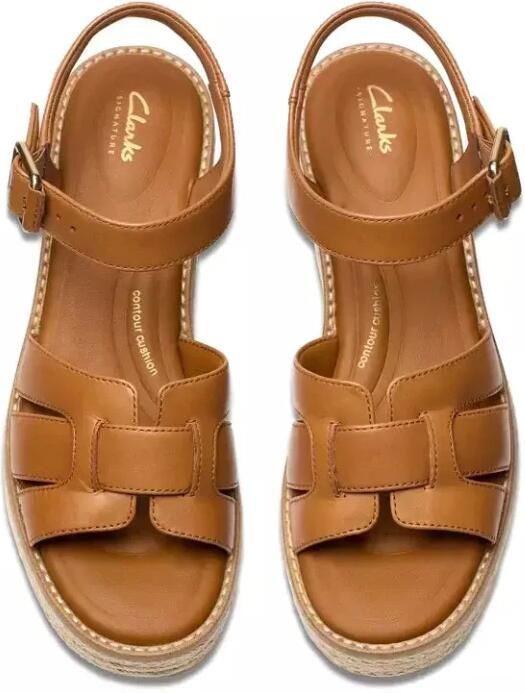Clarks Coledale Strap dames sandaal bruin - Foto 2