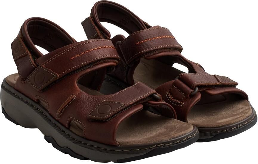 Clarks Stijlvolle platte sandalen voor mannen Brown Heren - Foto 2