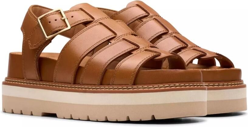 Clarks Orianna Twist dames sandaal Bruin - Foto 2