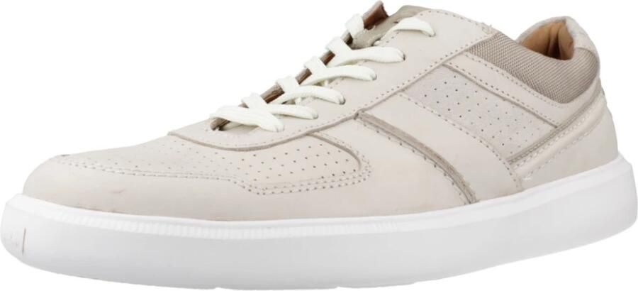 Clarks Cambro Race Heren Sneakers Off White Combi - Foto 5
