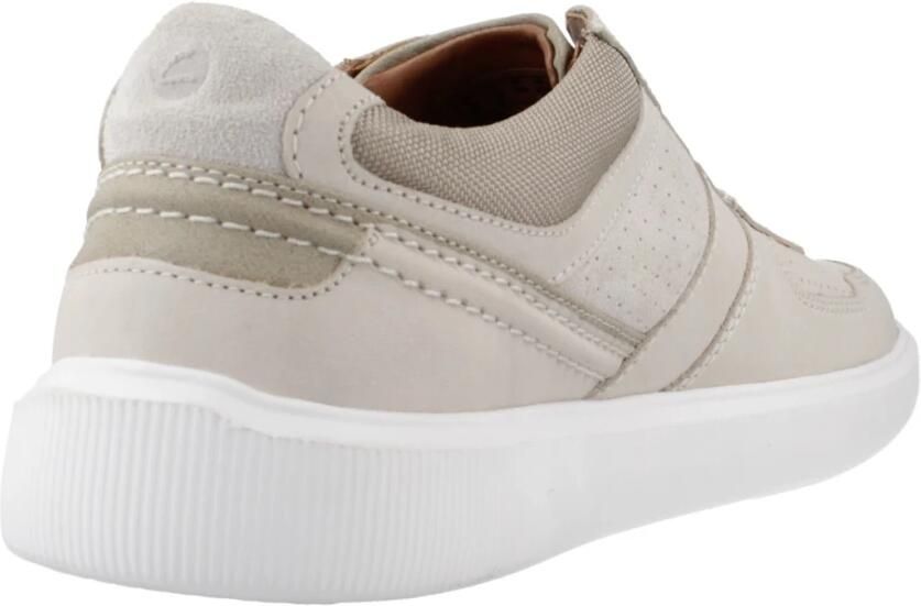 Clarks Cambro Race Heren Sneakers Off White Combi - Foto 3