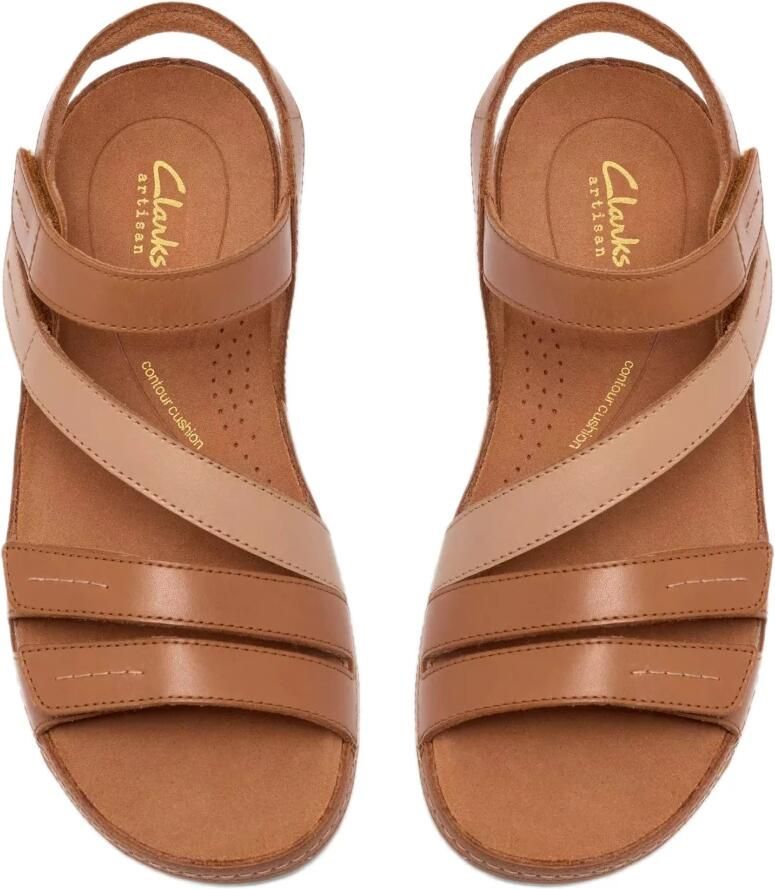 Clarks Cecily Mix dames sandaal bruin - Foto 3