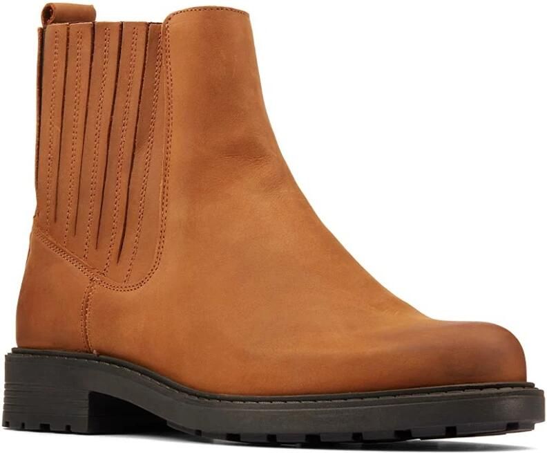 Clarks Gedurfde Chelsea Boot in Bruin Leer Brown Dames - Foto 4