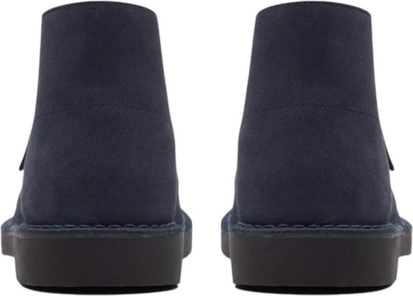 Clarks Veterboot Desert Boot Evo Navy Blauw Suède Verwisselbaar Voetbed - Foto 3