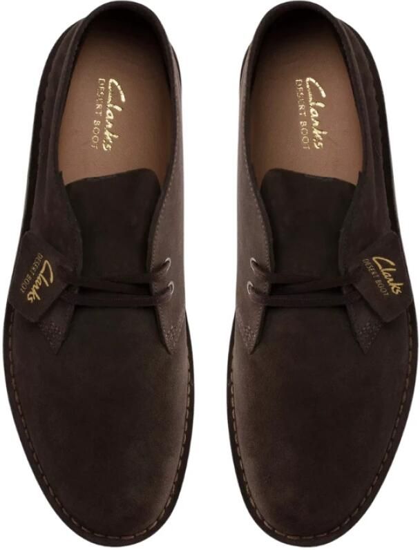 Clarks Veterboot Desert Boot Evo Donkerbruin Verwisselbaar Voetbed - Foto 8