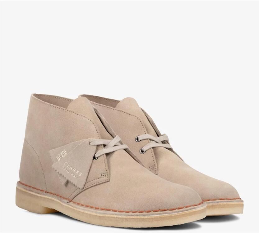 CLARKS ORIGINALS Clarks Veterschoenen Heren Desert Boot Heren Maat: 42 Materiaal: Suède Kleur: Beige - Foto 6